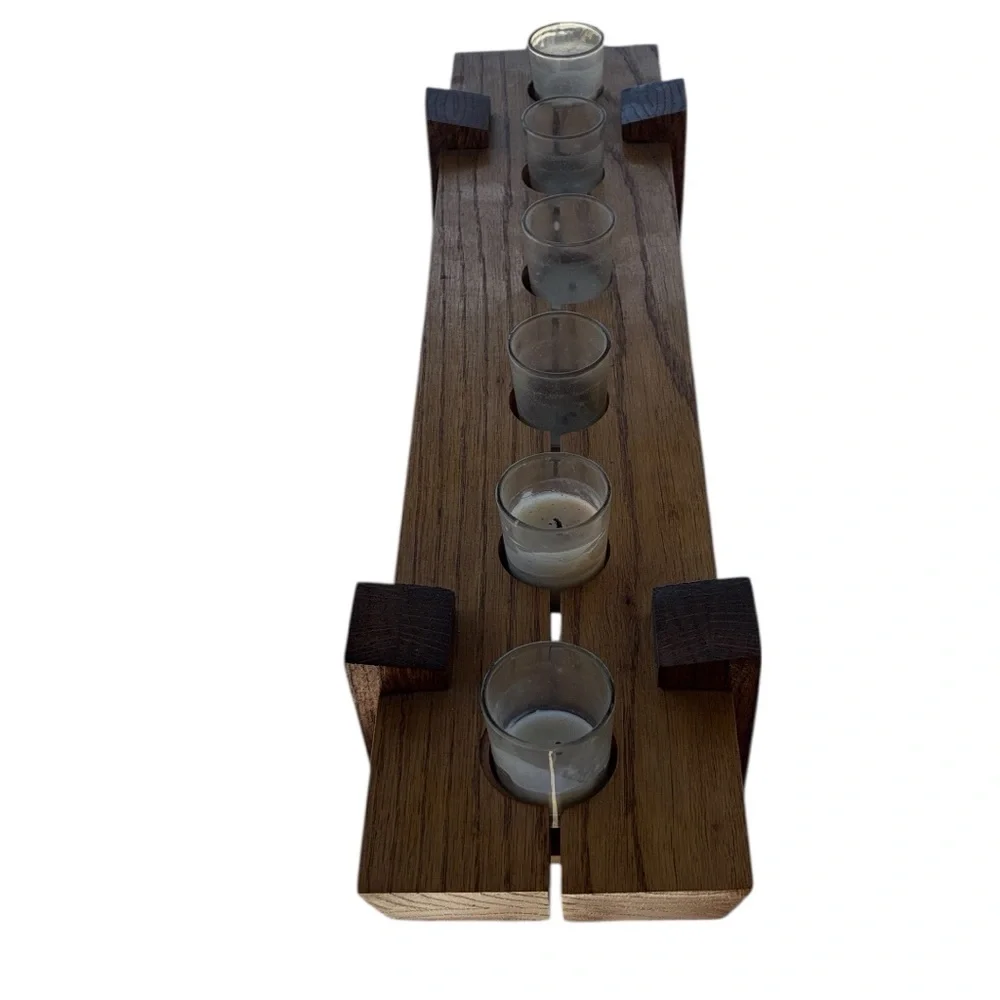 N/A wooden candle